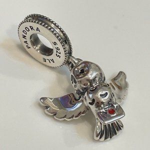 Pandora Harry Potter Hedwig Owl Dangle Charm